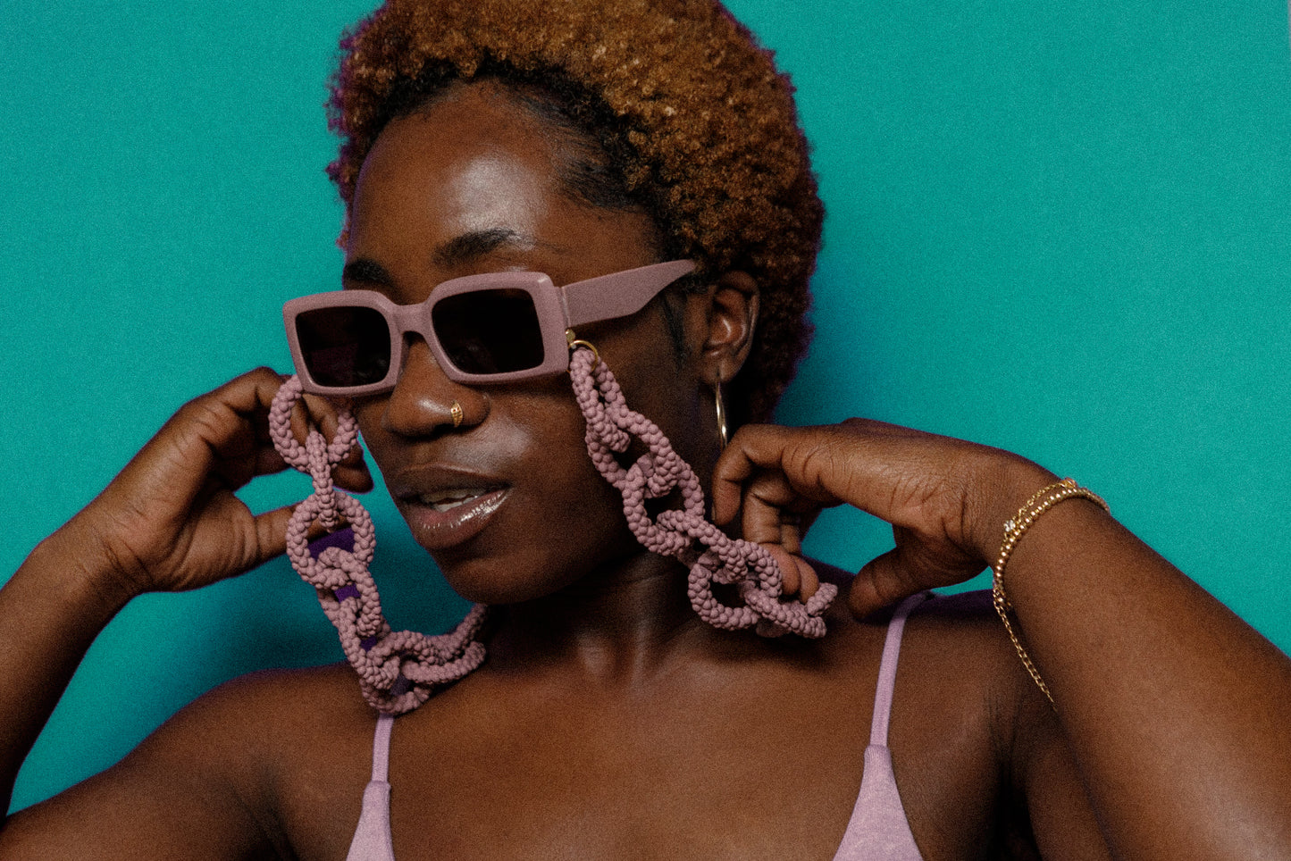 Chunky Munky Mauve Straps