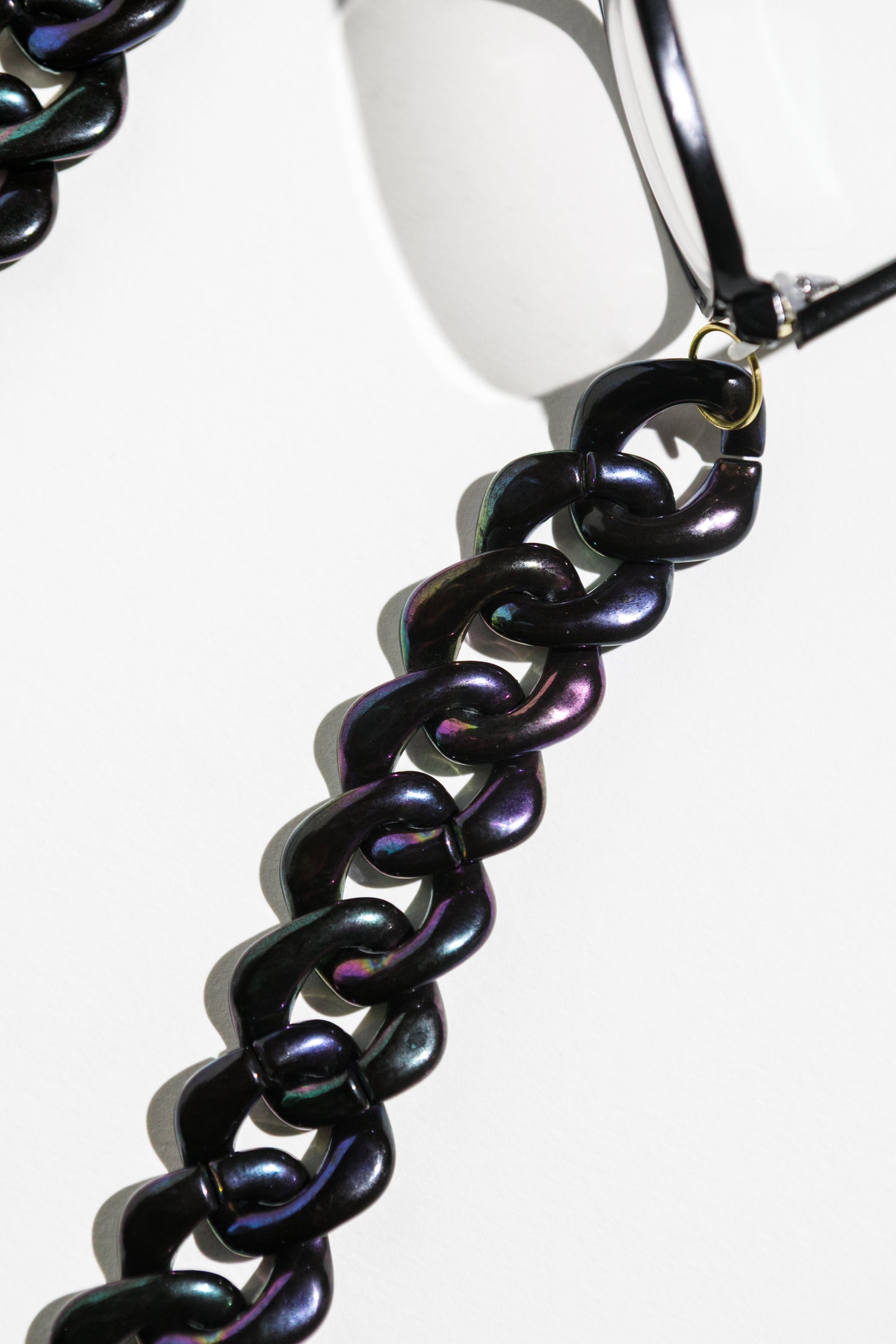 Purple rain chunky chain strap