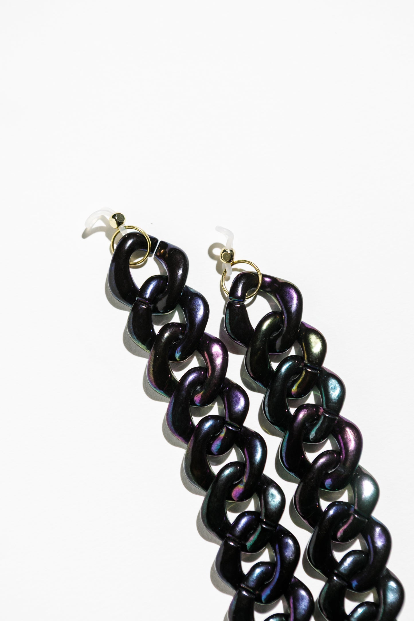 Purple rain chunky chain strap