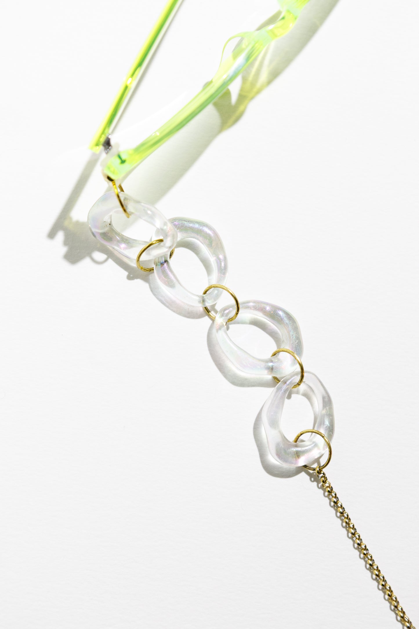 See through you drip chain strap