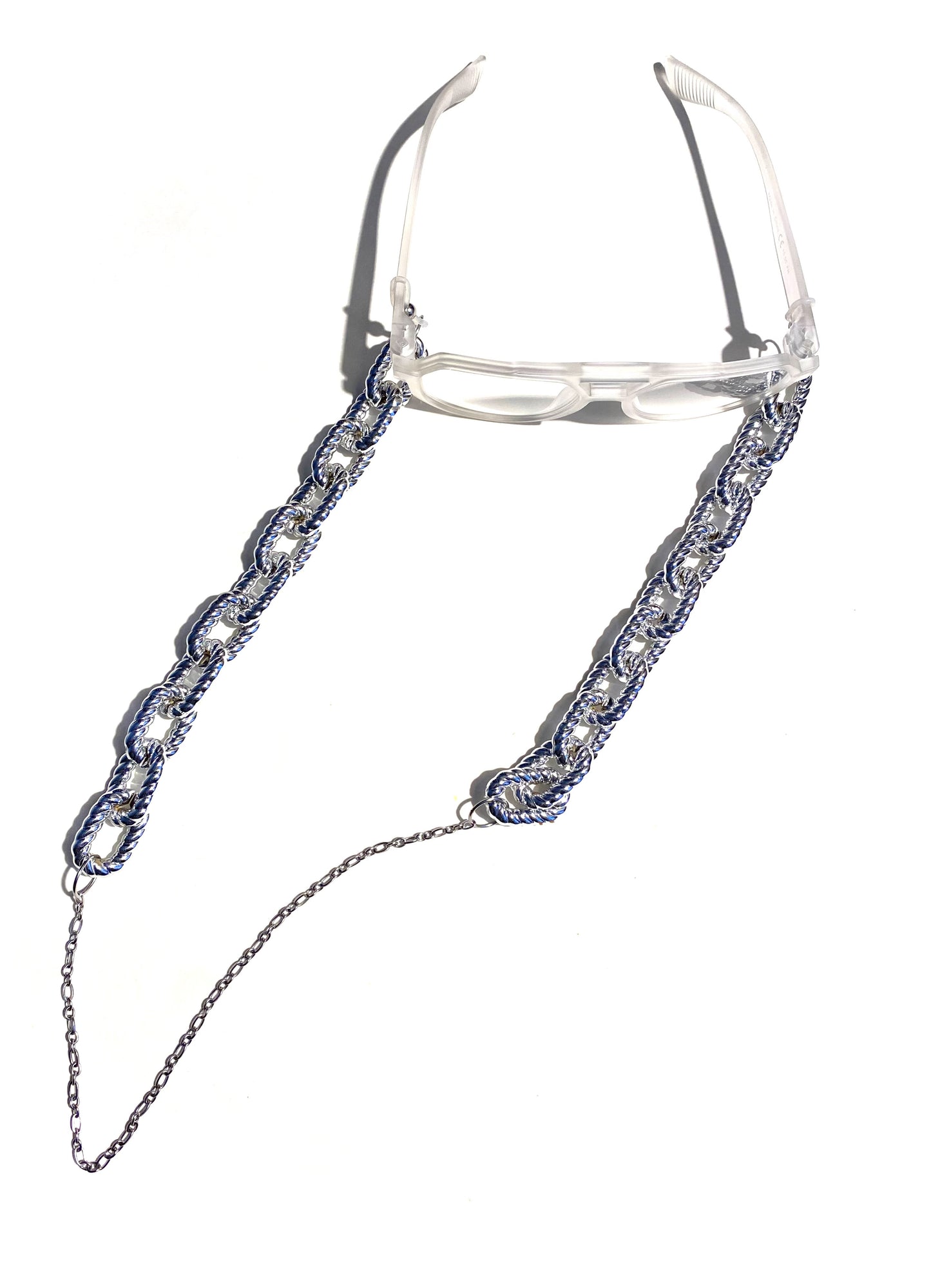 Twisted Chrome Drip Chain Strap